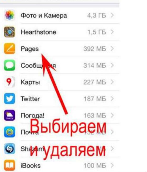 Как удалить программу c iPhone