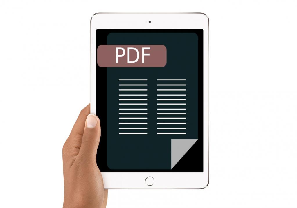 PDF на планшете от Apple
